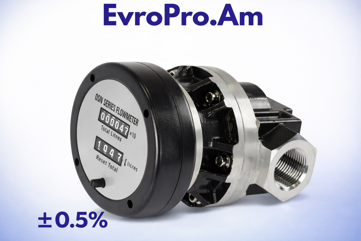 EvroPro OGM25 հաշվիչ՝ դիզելի/բենզինի/յուղի համար, 20–120 լ/րոպե