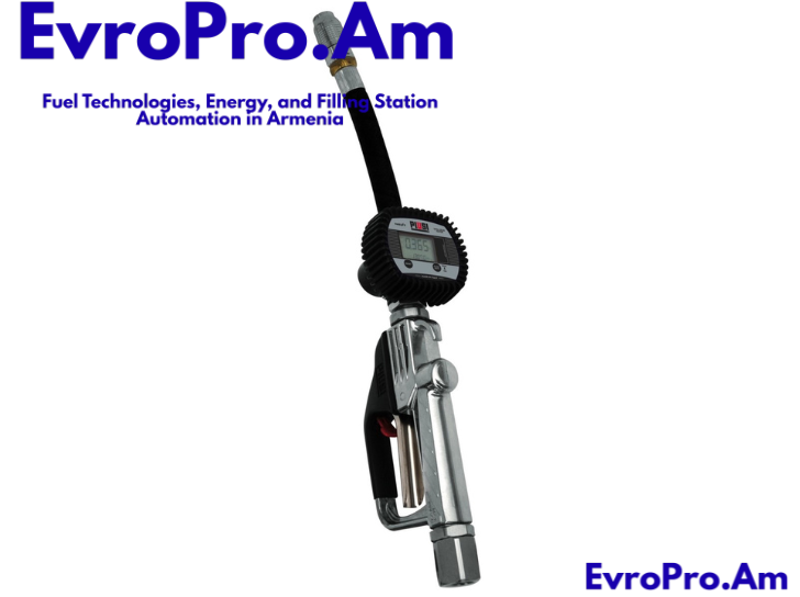 Piusi Easy Next2 Ատրճանակ էլեկտրոնային հաշվիչով յուղի համար, 60 լ/րոպե