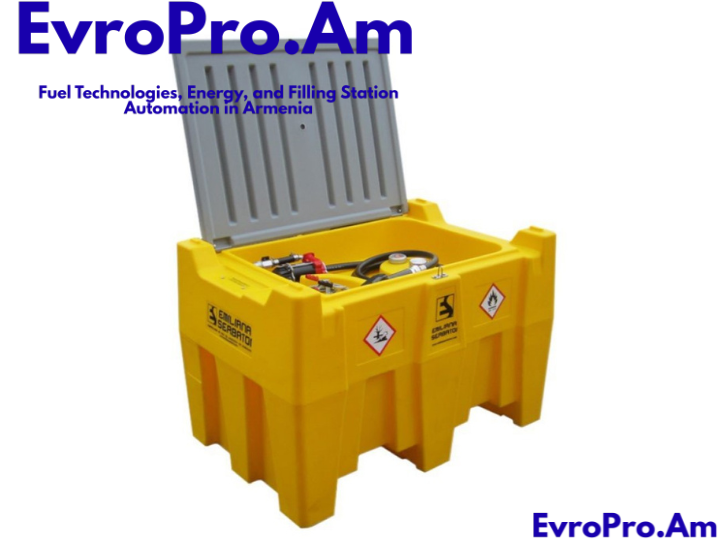 Carrytank 440 դիզվառելիք, 440 լ շարժական բաք, էլեկտրական պոմպ 12 կամ 24 Վ