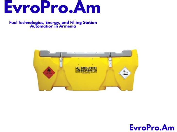 Carrytank Pickup 220 դիզվառելիք, 220 լ շարժական բաք, էլեկտրական պոմպ 12 կամ 24 Վ