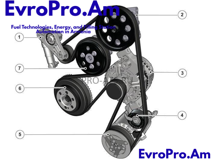 Վառելիքաբաշխիչի գոտիների փոխարինում