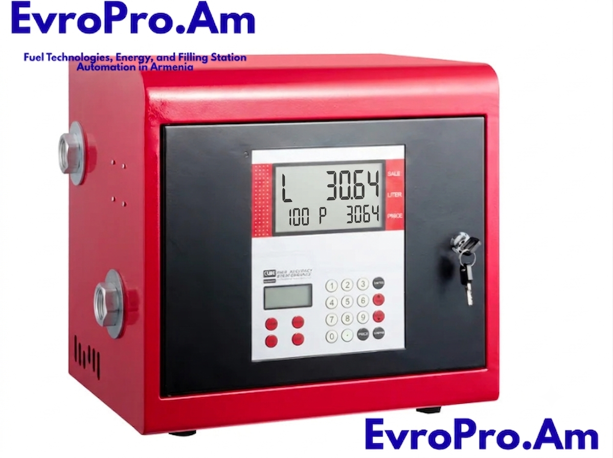 EvroPro CUBE-60P 220Վ – վառելիքաբաշխիչ սյունակ՝ նախնական կարգավորմամբ , 60 լ/րոպե։